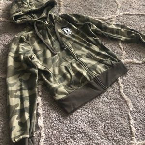 Dutch Bros Camo Zip-up Jacket